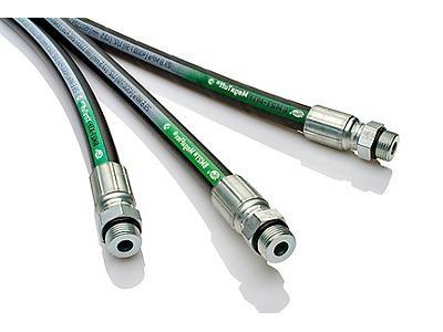 Wire braid hose and couplings